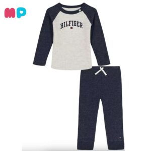 Conjunto Bebé Tommy Hilfiger Azul (Camiseta + Pantalón)